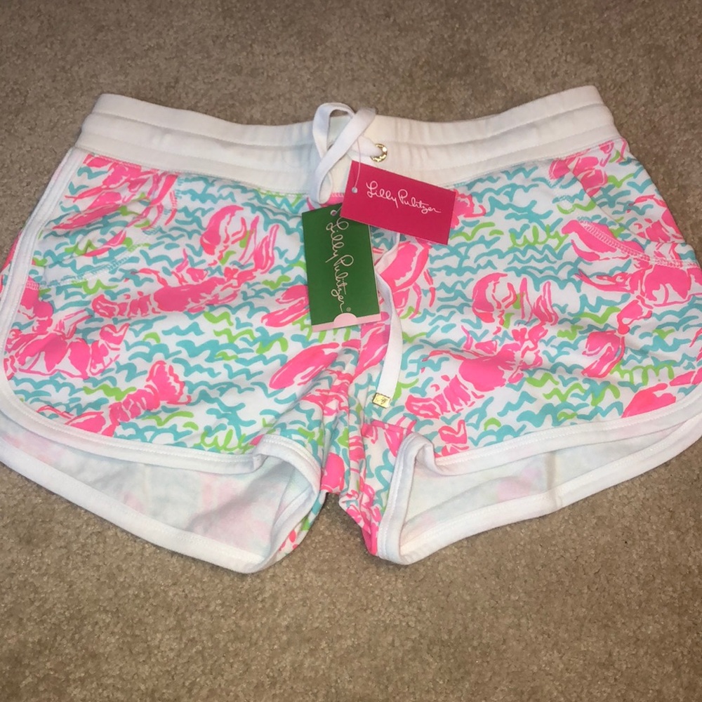RARE Lilly Pulitzer lobster print shorts